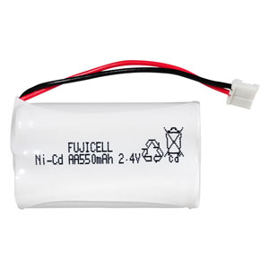 FUJICELL 2.4V 550mAh Ni-Cd Battery Pack