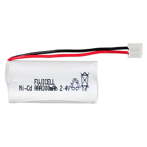FUJICELL 2.4V 300mAh Ni-Cd Battery Pack