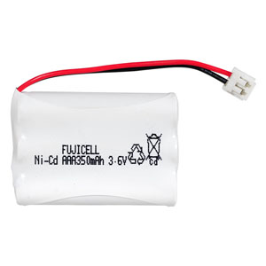 FUJICELL 3.6V 350mAh Ni-Cd Battery pack